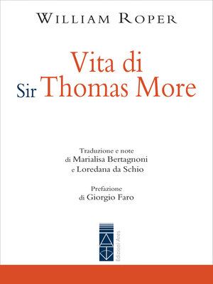 cover image of Vita di Sir Thomas More